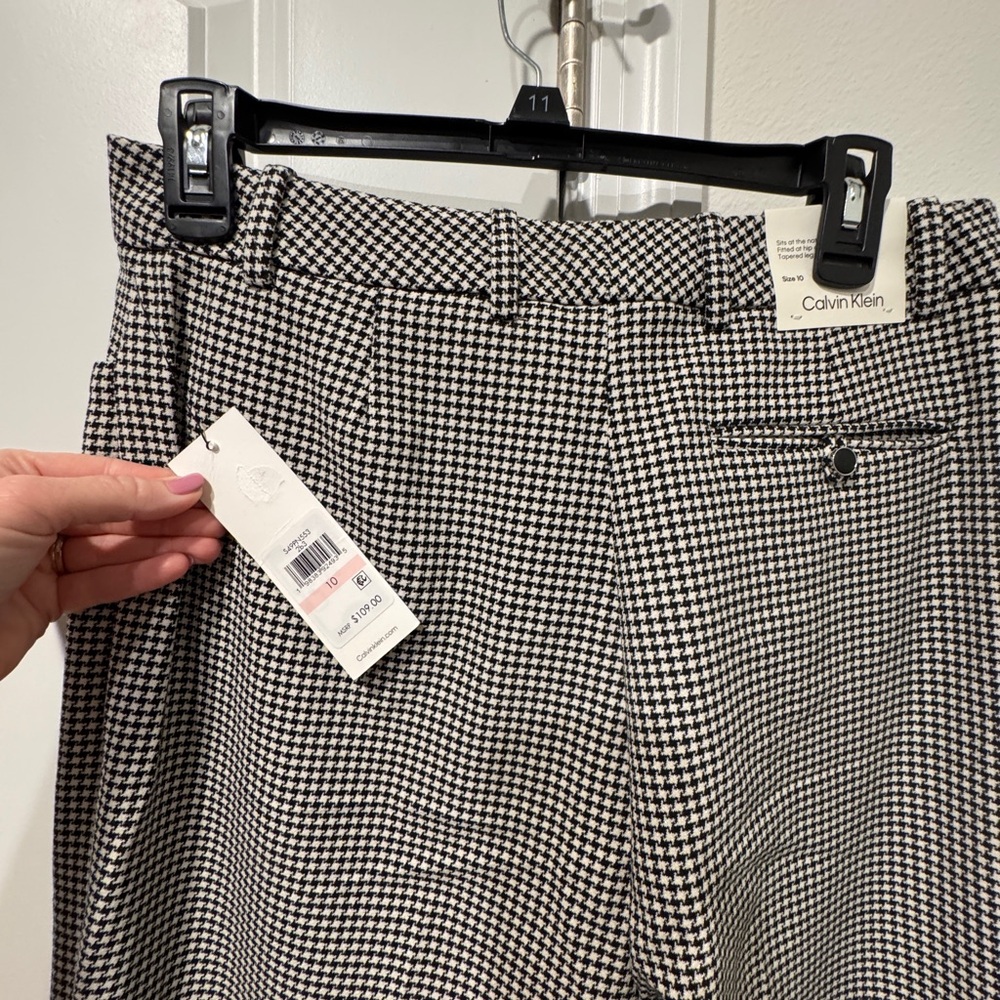 Calvin Klein Black and White women’s slacks